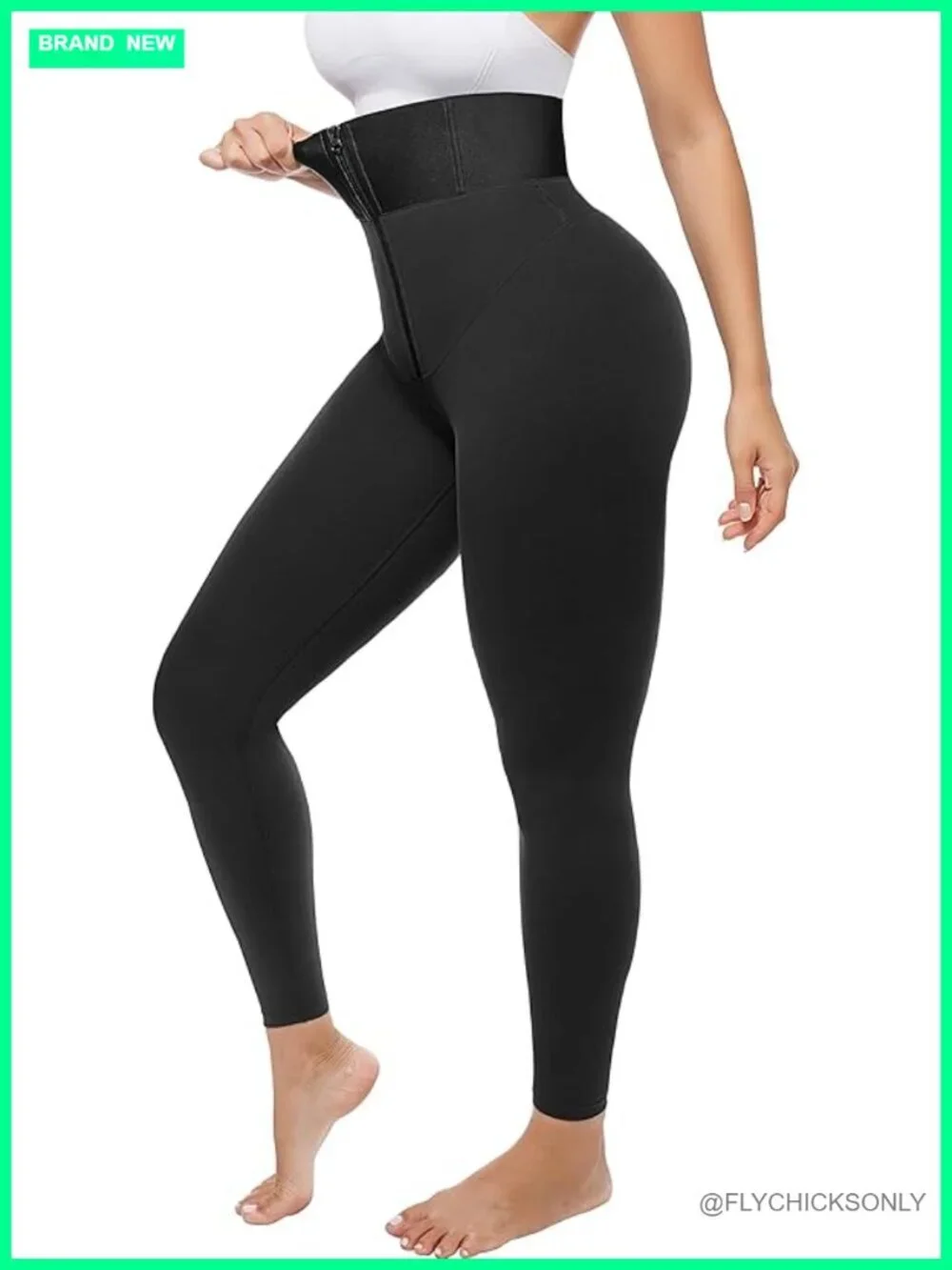 Tummy Control High Waisted Shapewear Leggings Workout Compression Pants